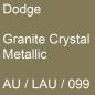 Preview: Dodge, Granite Crystal Metallic, AU / LAU / 099.